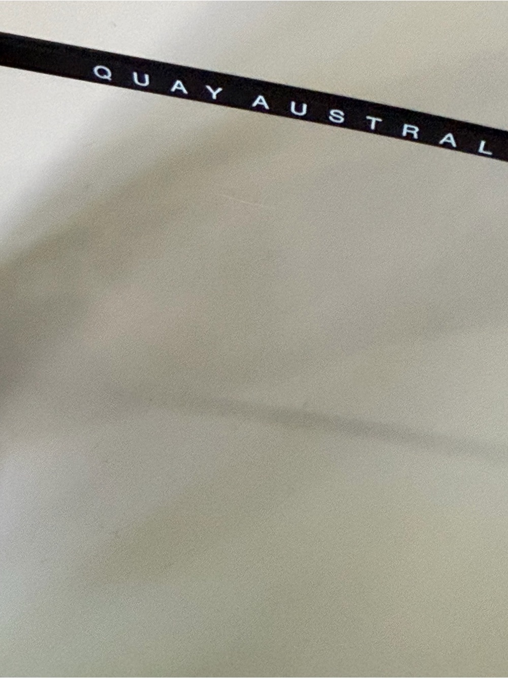 Quay Australia Black Aviator “dirty habit” Sunglasses - Picture 8 of 13